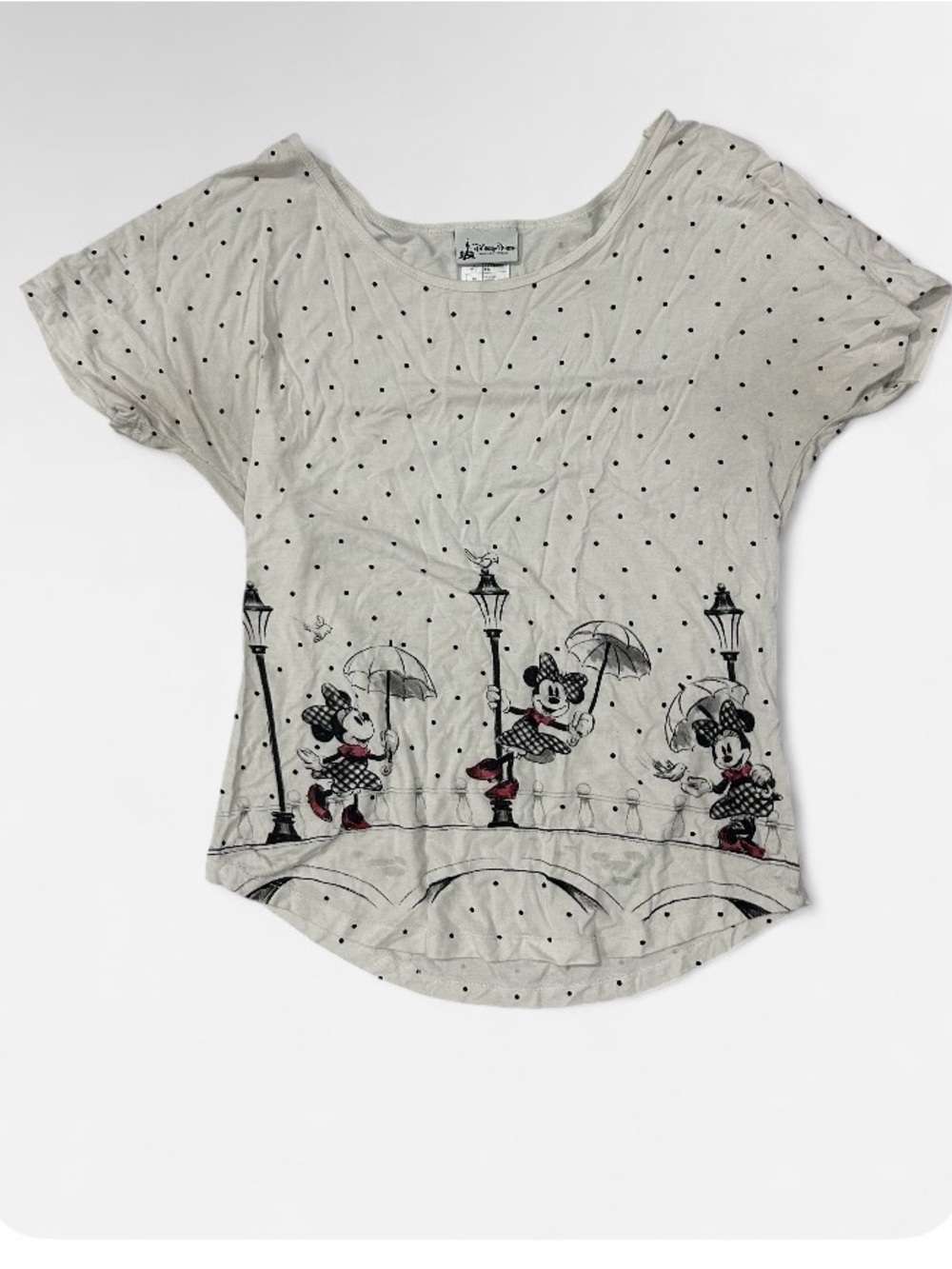 Disney Minnie Mouse Polka Dot Tee 🤍